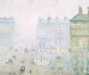 Place du Theatre Francais Camille Pissarro